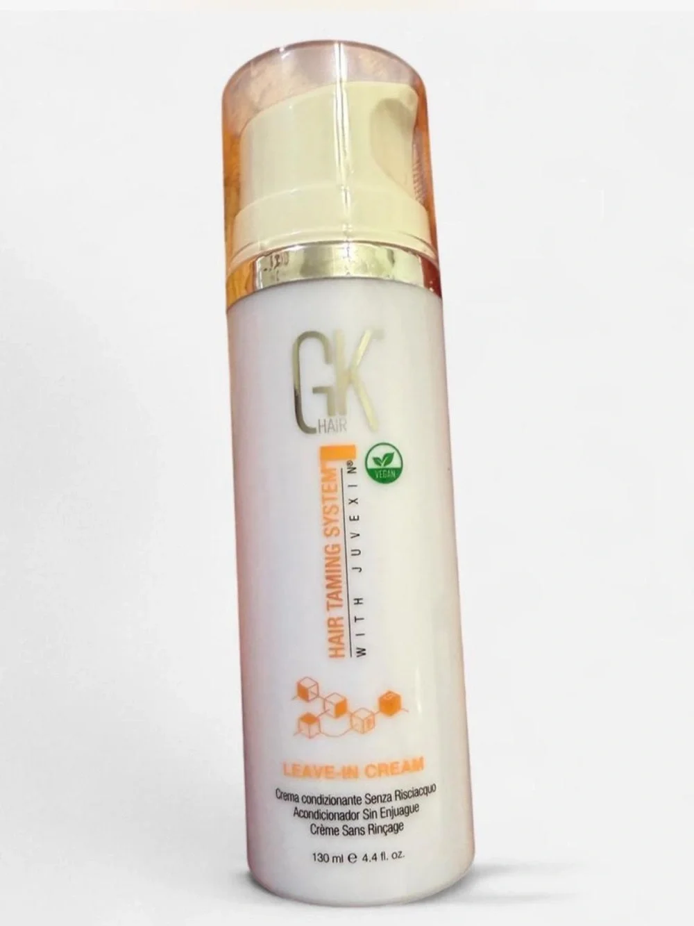 NEW GK Hair Taming System Juvexin Leave-In Cream 4.4 oz 130ml Vegan